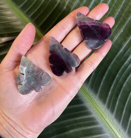 Rainbow Fluorite Leaf, Size Baby [1-24gr]