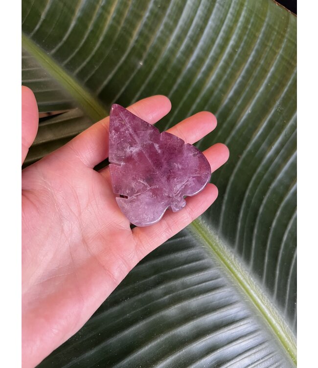 Rainbow Fluorite Leaf, Size Medium [100-124gr]