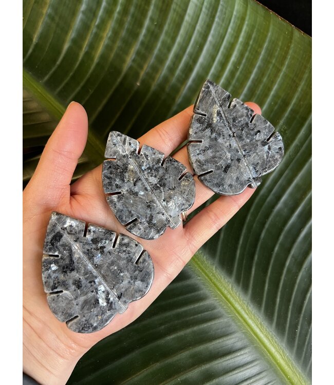 Larvikite Leaf, Size X-Small [50-74gr]