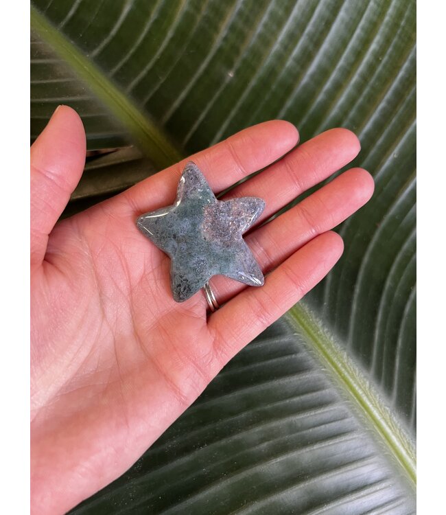 Moss Agate Star, Size Baby [1-24gr]
