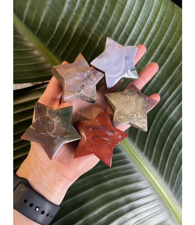 Ocean Jasper Star, Size Small [75-99gr]