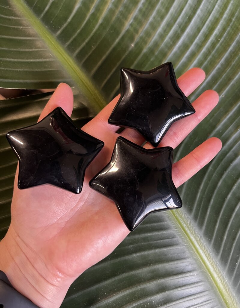 Black Obsidian Star, Size X-Small [50-74gr]