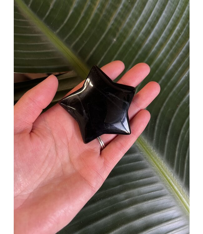 Black Obsidian Star, Size Small [75-99gr]