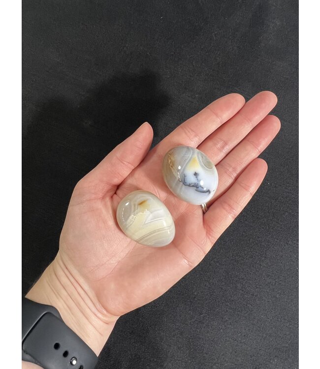 Agate Tumbled Stones, 2 sizes available, purchase individual or bulk