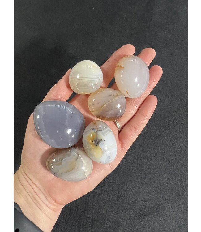 Agate Tumbled Stones, 2 sizes available, purchase individual or bulk