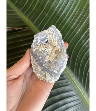 Blue Lace Agate Raw Geode #102, 276gr *disc.*