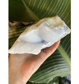 Blue Lace Agate Raw Geode #106, 1644gr