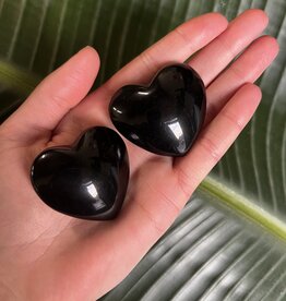 Black Obsidian Heart, Size XX-Small [25-49gr]