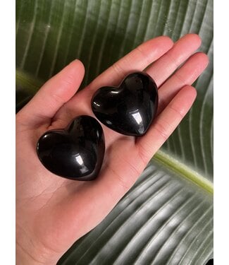 Black Obsidian Heart, Size XX-Small [25-49gr]