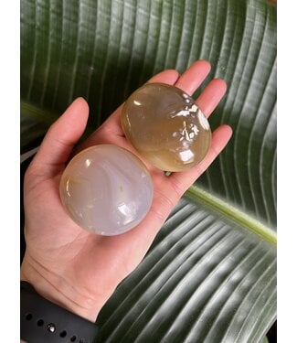 Agate Palm Stone, Size Large [125-149gr] *disc.*