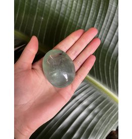 Green Fluorite Palm Stone, Size Medium [100-124gr]