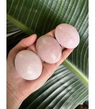 Pink Opal Palm Stone, Size Small [75-99gr]