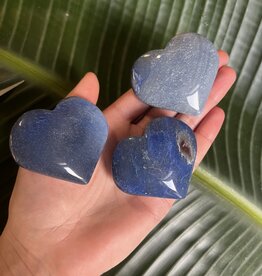 Blue Aventurine Heart, Size Small [75-99gr]