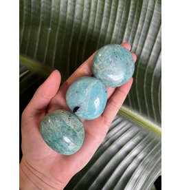Amazonite Palm Stone, Size X-Small [50-74gr]