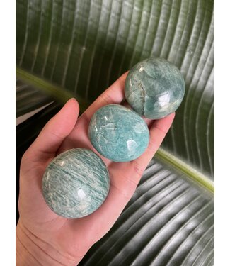 Amazonite Palm Stone, Size Small [75-99gr] *disc.*