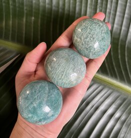 Amazonite Palm Stone, Size Medium [100-124gr] *disc.*