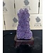 Amethyst Lamp with wood base #67, 1.282kg *disc.*