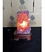 Amethyst Lamp with wood base #73, 1.088kg *disc.*