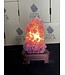 Amethyst Lamp with wood base #77, 1.084kg *disc.*