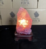 Amethyst Lamp with wood base #80, 1.284kg *disc.*