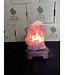 Amethyst Lamp with wood base #85, 1.016kg *disc.*