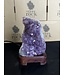 Amethyst Lamp with wood base #95, 1.408kg *disc.*