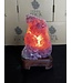 Amethyst Lamp with wood base #95, 1.408kg *disc.*
