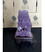 Amethyst Lamp with wood base #96, 1.294kg *disc.*