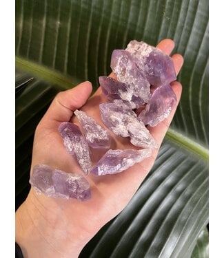 Rough Elestial Amethyst/Bahia Amethyst Points, Size Small BULK