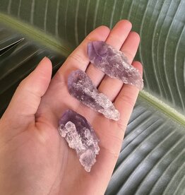 Rough Elestial Amethyst/Bahia Amethyst Points, 3 Sizes Individual