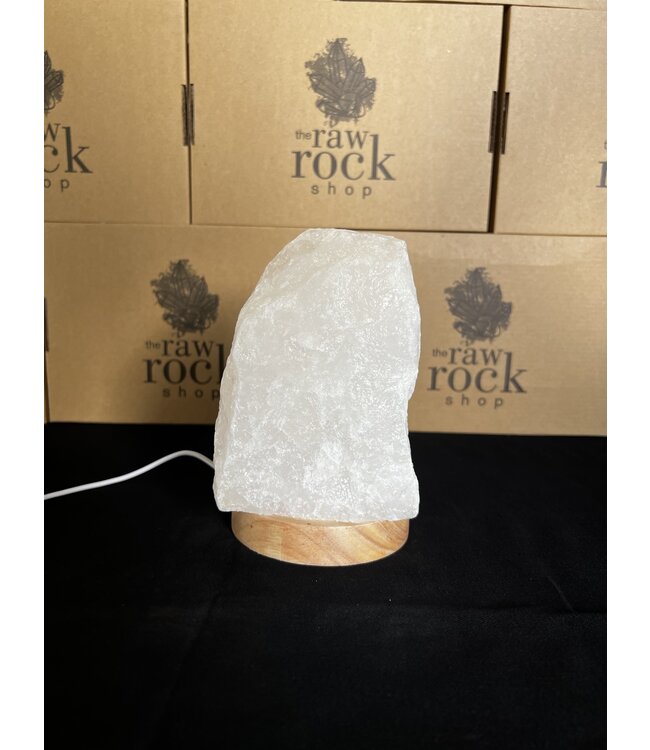 Milky Quartz Lamp, with LED USB base, #2, 1.73kg *disc.*