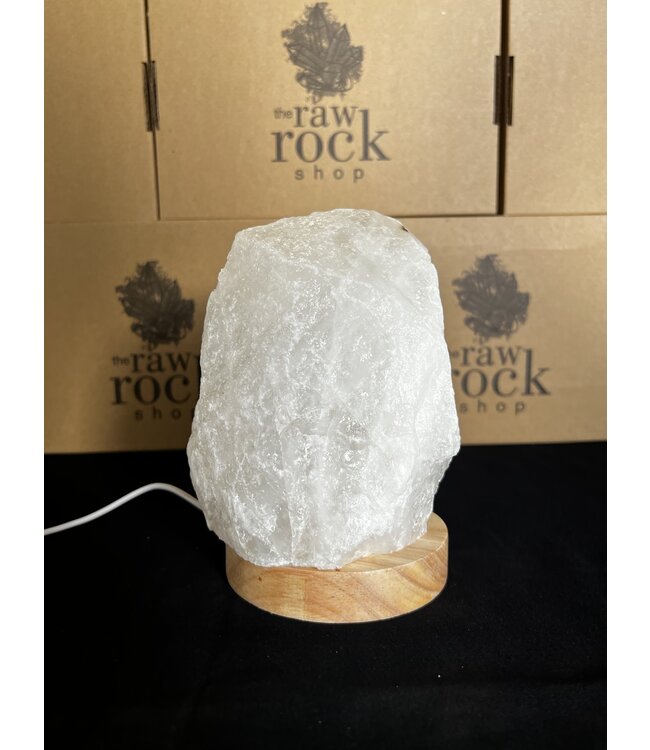 Milky Quartz Lamp, with LED USB base, #4, 2.108kg *disc.*