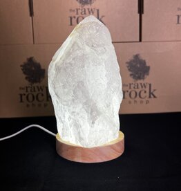 Milky Quartz Lamp, with LED USB base, #5, 1.932kg *disc.*