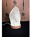 Milky Quartz Lamp, with LED USB base, #5, 1.932kg *disc.*