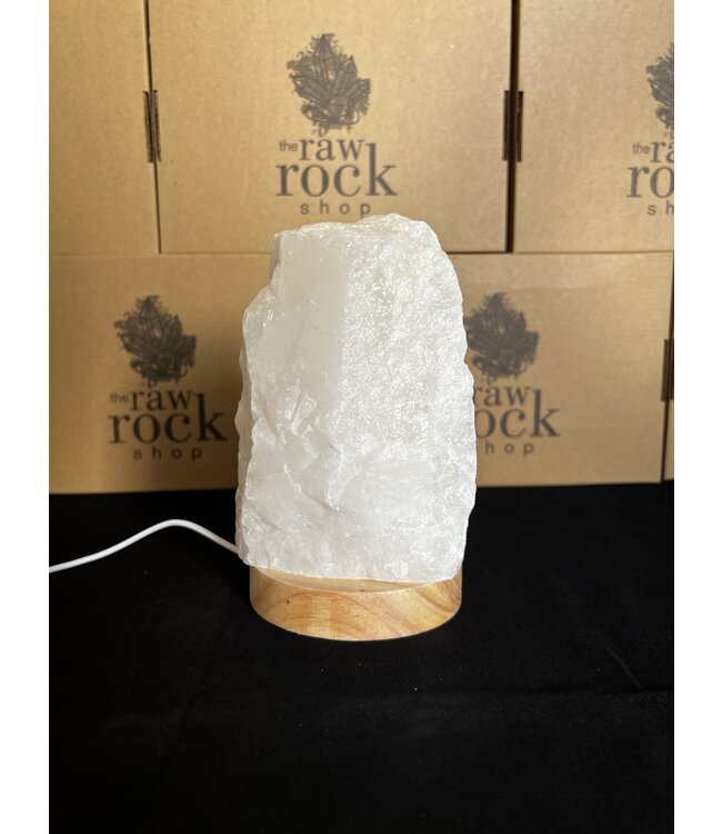 Milky Quartz Lamp, with LED USB base, #7, 1.832kg *disc.*