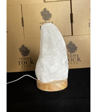 Milky Quartz Lamp, with LED USB base, #9, 1.858kg *disc.*