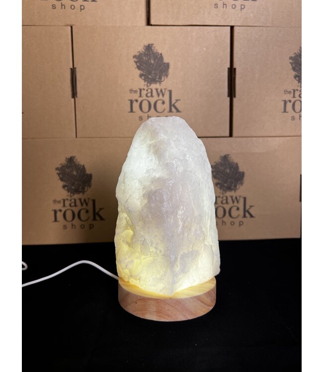 Milky Quartz Lamp, with LED USB base, #13, 1.812kg *disc.*