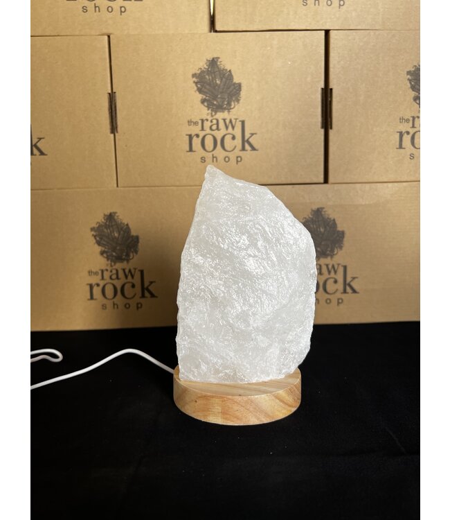 Milky Quartz Lamp, with LED USB base, #14, 1.706kg *disc.*