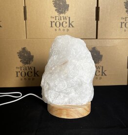 Milky Quartz Lamp, with LED USB base, #24, 1.936kg *disc.*