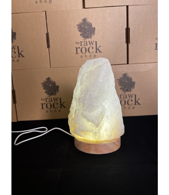 Milky Quartz Lamp, with LED USB base, #21, 2.09kg *disc.*