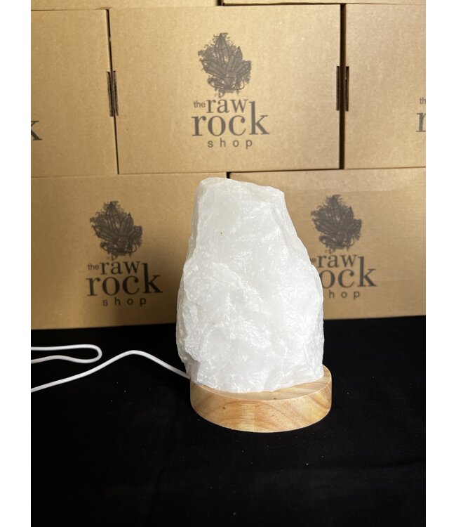 Milky Quartz Lamp, with LED USB base, #23, 1.912kg *disc.*