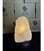 Milky Quartz Lamp, wooden base with Standard bulb/cord, #28, 1.792kg *disc.*