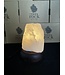 Milky Quartz Lamp, wooden base with Standard bulb/cord, #32, 1.696kg *disc.*