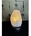 Milky Quartz Lamp, wooden base with Standard bulb/cord, #44, 1.812kg *disc.*