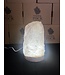 Rose Quartz Lamp, with LED USB base, #4, 1.956kg *disc.*