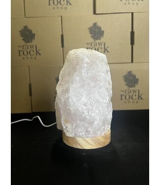 Rose Quartz Lamp, with LED USB base, #7, 2.458kg *disc.*