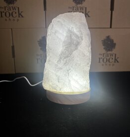 Rose Quartz Lamp, with LED USB base, #12, 1.854kg *disc.*