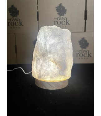 Rose Quartz Lamp, with LED USB base, #14, 2.21kg *disc.*