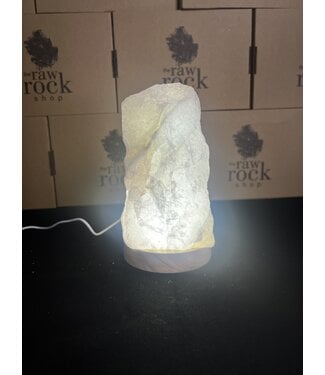 Rose Quartz Lamp, with LED USB base, #15, 2.004kg *disc.*