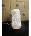 Rose Quartz Lamp, with LED USB base, #15, 2.004kg *disc.*